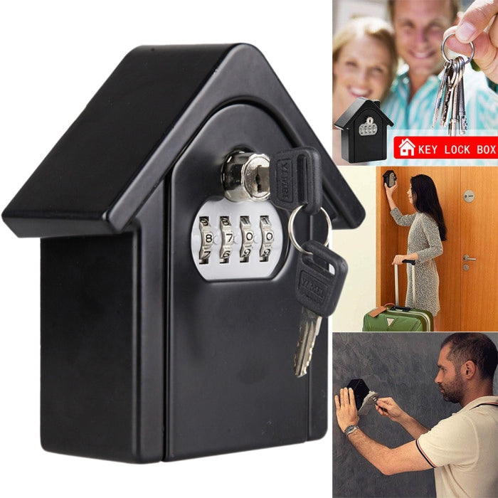 Hut Shape Password Lock Storage Box Security Box Wall Cabinet Safety Box, with 1 Key Hut Shape Password Lock Storage Box Security Box Wall Cabinet Safety Box, with 1 Key